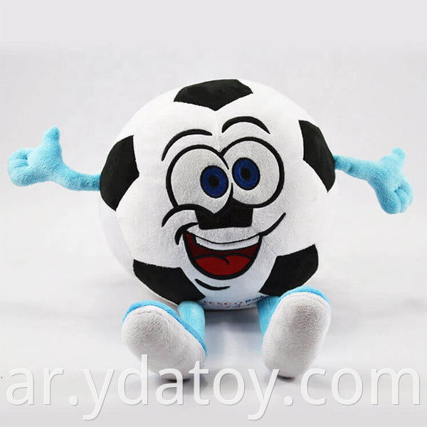 Plush soccer mascot